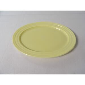 Hazel Atlas Oval Platter Plate Serving Moderntone Yellow 12" Atq Pastel (#2)